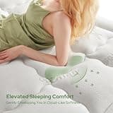 Bedlore Thick Bamboo Viscose Pillow Top Mattress Pad with Deep Pocket