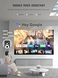 VOPLLS G3 Smart Projector with Google TV and 360-Degree Rotating Base