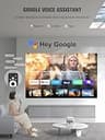 VOPLLS G3 Smart Projector with Google TV and 360-Degree Rotating Base