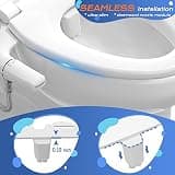 SAMODRA Ultra-Slim Hygienic Dual Nozzle Non-Electric Bidet Attachment
