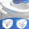SAMODRA Ultra-Slim Hygienic Dual Nozzle Non-Electric Bidet Attachment