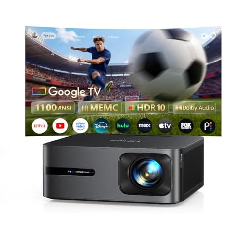WiMiUS G2 Official Google TV 14.0 Smart Projector with MEMC and WiFi 6