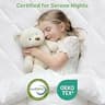 WEUP 3-Inch Extra Firm Bamboo Charcoal Mattress Topper, Queen Configuration