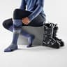 Smartwool Women's Ski Targeted Cushion Pattern Over-The-Calf Socks, Nightfall Blue