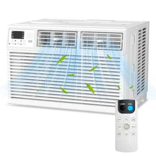 Electactic 10,000 BTU Window Air Conditioner with Auto Resume and Timer Setup