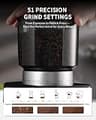 SHARDOR Conical Burr Precision Espresso Coffee Grinder with Digital Timer