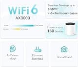 TP-Link Deco X55 AX3000 Wi-Fi 6 Whole Home Mesh System (3-Pack) - 6500 Sq. Ft.
