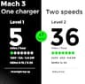MACH 3 Fast 40 Amp Level 1 & 2 Portable EV Charger for SAE J1772 and Tesla NACS