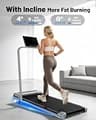 Yagud Under Desk Walking Pad Treadmill with 5-Layer Shock Absorption