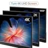 MNN 15.6" 4K UHD Portable Gaming Monitor