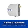 AprilAire 600 Bypass Evaporative Whole-House Humidifier, Automatic Control, 5000 Sq. Ft.