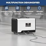 ALORAIR 120 PPD Commercial-Grade Crawl Space Dehumidifier with Heavy-Duty Pump