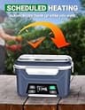 Docusvect Rechargeable Heated Lunch Box with Exact-Time Smart Scheduling