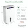 Waykar Energy Star Dehumidifier with Water Tank and Drain Hose (34 Pint, 2000 Sq.Ft)