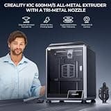 Creality K1C Fully Enclosed CoreXY 3D Printer with Tri-Metal Extrusion Nozzle