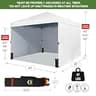 Crown Shades 10x10 Commercial Instant Canopy Pop Up Tent featuring CenterLok Setup