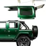 Euluese Upgraded Wrangler Hardtop Ceiling Pulley Lift with Thumb Screws