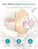 Paruu P16 Hands-Free Wearable Breast Pump with 12 Adjustable Suction Levels