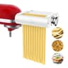 Antree 3-in-1 Stainless Steel Pasta Maker Attachment Set for KitchenAid Mixers