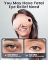Rechargeable Cordless Heated Eye Mask for Dry Eyes with 15-Minute Auto Shut-Off