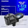 Aquastrong Shallow Well Jet & Centrifugal Pump, 1.5 HP, 4250 GPH, 115/230V