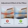 Memory Foam Cooling Lumbar Waist Bolster Pillow for Bed, Car and Sofa