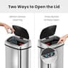 iTouchless 24-Gallon Commercial-Grade Touchless Sensor Kitchen Trash Can