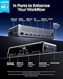 Anker Prime 14-Port Triple Display Docking Station with 140W Delivery