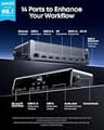 Anker Prime DL7400 14-Port USB-C Docking Station with 140W Power Delivery