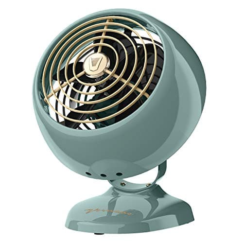 Vornado VFAN Mini Classic Vintage Metal Desk Fan with Vortex Air Circulation