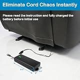 MineCtrl 6000mAh Heavy-Duty Wireless Recliner Battery Pack for Motion Sofas