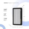 H13 True HEPA PM2.5 Activated Carbon Cabin Air Filter 2-Pack for Model 3
