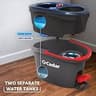 O-Cedar RinseClean Spin Mop & Bucket System with Microfiber Head