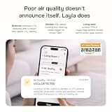 Layla Eco WiFi Smart Air Quality Monitor with Mold and Smoke Detection