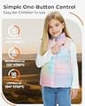 Glaais Kids Lightweight Machine Washable Heated Vest with 12000mAh Battery