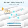 LovingLeashes Premium Dual Layer 4-Inch Gel Memory Foam Mattress Topper King