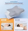 Ultra Pain Relief Adjustable Hollow Contour Cooling Pillow for Neck Support