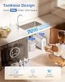 Waterdrop G2P600 Tankless Reverse Osmosis Water Filter System with 600 GPD