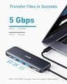 Anker 332 USB-C Hub 5-in-1 4K HDMI 100W Power Delivery Adapter
