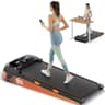 Trisomy 3-in-1 Walking Pad with 3.5HP Motor and 15% Automatic Incline