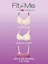 Fruit of the Loom Fit for Me Plus-Size Unlined Underwire Cotton Comfort Bra