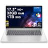 HP 17.3" HD+ Anti-Glare Touchscreen Laptop (Intel Core 5 120U, 32GB RAM, 1TB SSD)