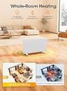 Smart Mica Infrared Convection Panel Space Heater with Wi-Fi App Control