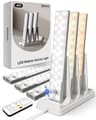 EZVALO 6-Pack Under Cabinet Lighting System with Central Charging Dock