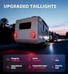 Partsam 58-LED Wireless Magnetic Trailer Lights Kit with License Plate Light
