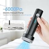 UPGOGO Travel Vacuum Bags For Luggage With Portable Electric Air Pump, 9 Pack