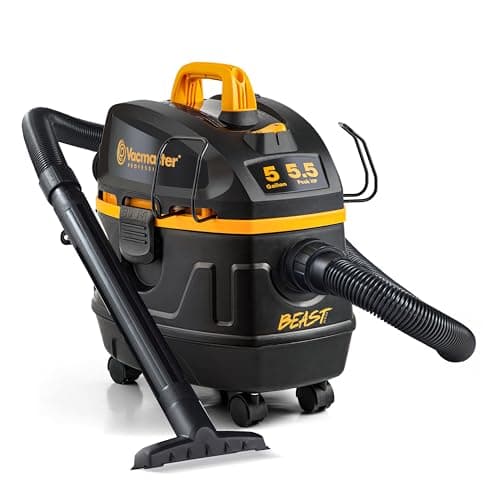 Vacmaster Professional Beast Series 5-Gallon 5.5 Peak HP Wet Dry Shop Vacuum