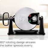Chefman Rotating 180-Degree Flip Belgian Waffle Maker with Non-Stick Coated Plates