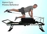 WINDFOOT Foldable Pilates Reformer Machine Equipment with 5-Spring System