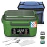 Omboos XL 6.3-Cup Cordless Electric Heated Lunch Box with Smart Timer Control